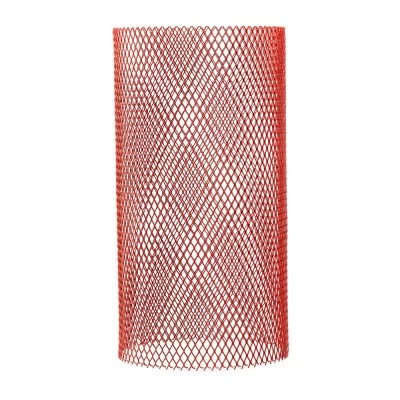 The protective grid is red