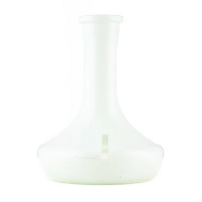 Rino flask white with a transparent strip