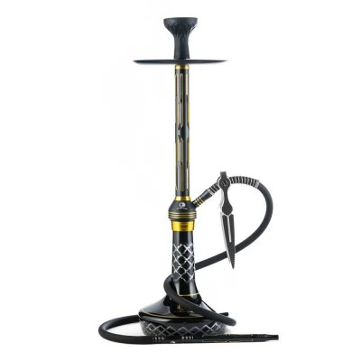 Hookah 7 Star 077 b black golden