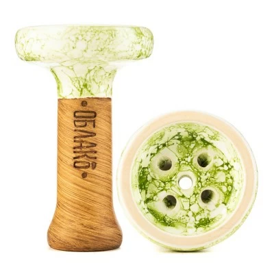 Black cloud Black Glaze Top white green marble