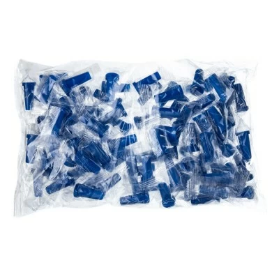 Blue mouthpieces (100 pcs) (disposable)