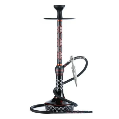 Hookah 7 Star 072 b black red