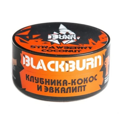 Tobacco Burn Black Strawberry Coconut (strawberries with coconut and eucalyptus) 25 g