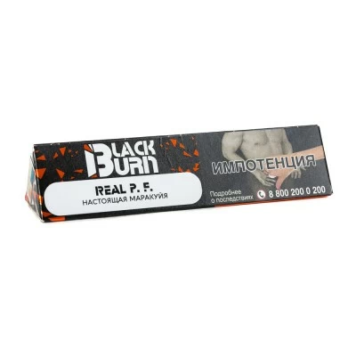 Tobacco Burn Black Real P F (Marakuya) 25 g