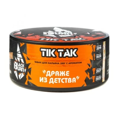 Tobacco Burn Black Tik Tak