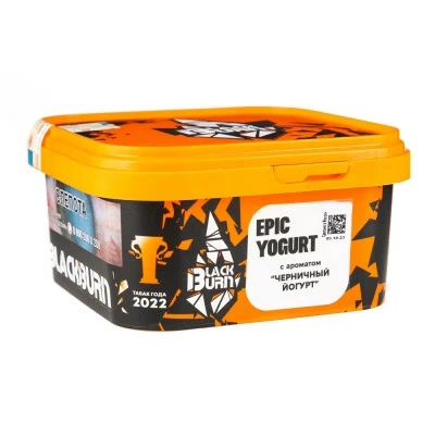 Tobacco Burn Black Epic Yogurt (Blueberry Yogurt) 200 g