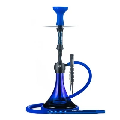 Hookah 7 Star am 611 Blue (mini) blue flask