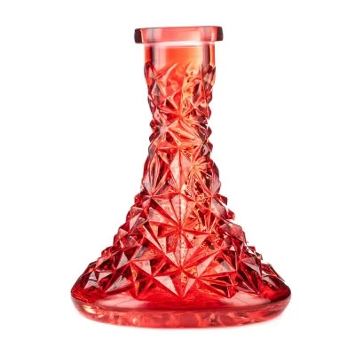 Crystal flask is red