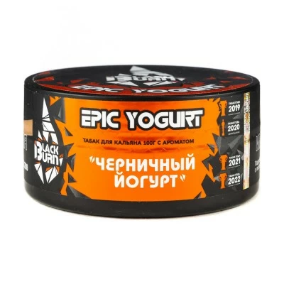 Tobacco Burn Black Epic Yogurt (blueberry yogurt) 100 g