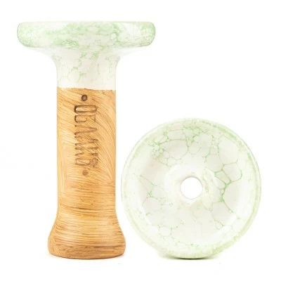 Black cloud PhunNel S Glaze Top white green marble